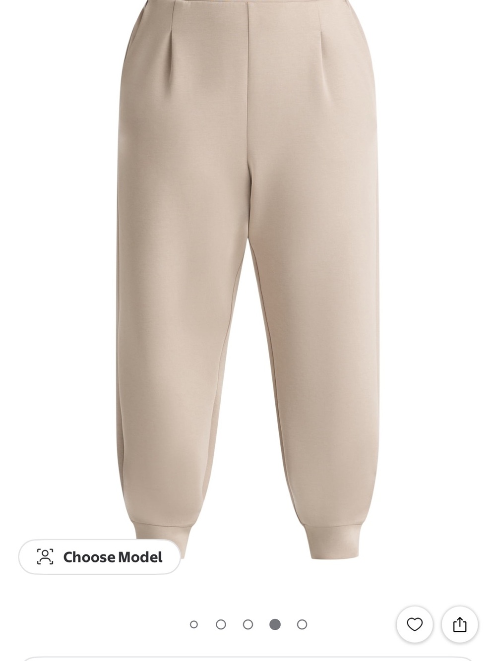 Avia Beige/Tan Women's Jogger Track Pants
